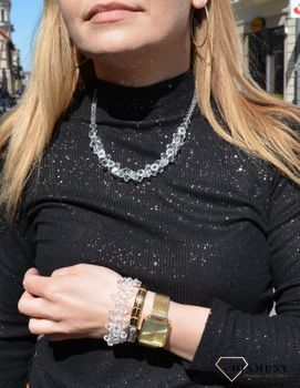 Bransoletka Swarovski damska z przeźroczystymi kryształami ✓ Biżuteria damska w Sklepie z Biżuterią zegarki-diament.pl✓ Prezent dla dziewczyny (3).JPG